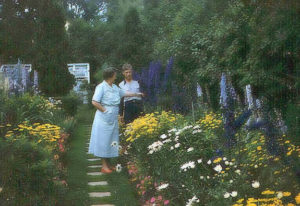 Dorothy, tending to gardens