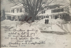 Inn in snow 1956