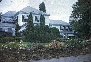 Old color photo of inn